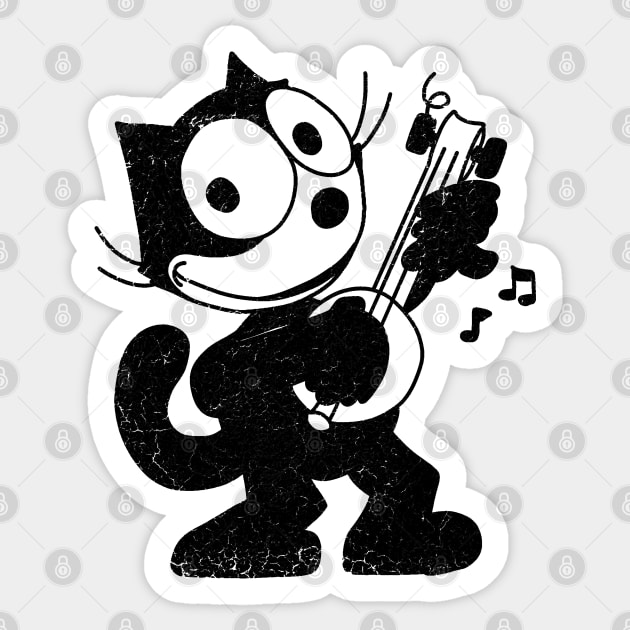 Felix the cat Sticker by valentinahramov